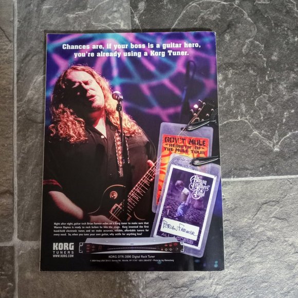 Guitar World Jul. 2004 Vol. 25 No. 7 Zakk Wylde's Guitar Boot Camp Magazine - Picture 9 of 10